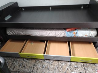 Cama Nido Juvenil con 2 Colchones