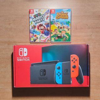 Nintendo Switch con 2 Giochi