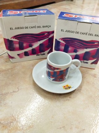 1 docena Juego de Café del Barça