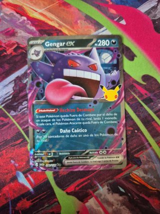 Carta Pokémon Gengar ex