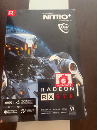 Tarjeta Gráfica Sapphire Nitro+ RX 570 8GB