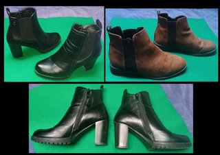 2 pares de botines x 15E.