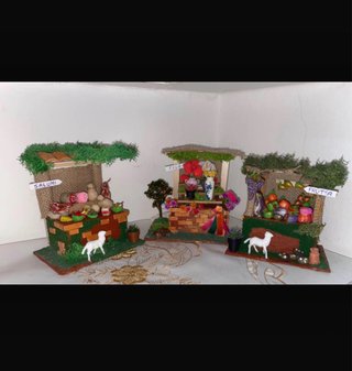 Set 3 Banchetti per Presepe