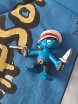 Figura Pitufo Pirata