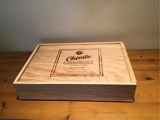 Caja de Madera con tapa corredera