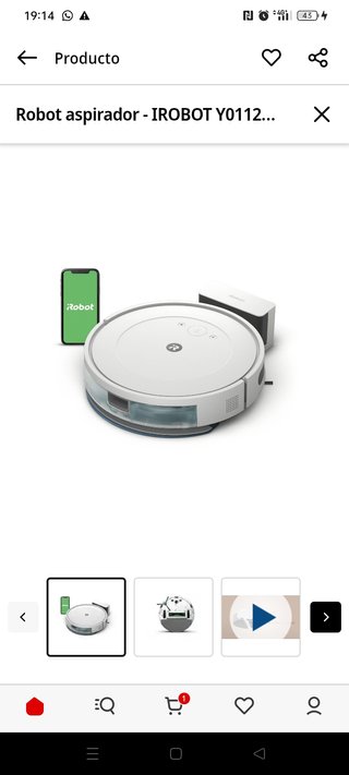 Robot aspirador iRobot Roomba Essential RVG-Y1