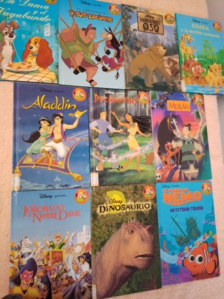 LOTE (II) 10 CUENTOS CLASICOS DE WALT DISNEY