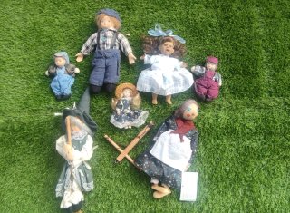 Lote de 7 Muñecos Decorativos