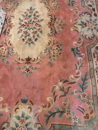 Alfombra Grande Estilo Floral
