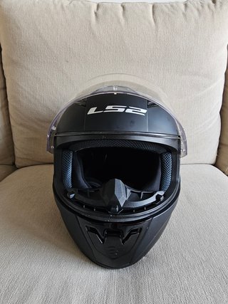 Casco Integral Moto LS2 Rapid II Negro Talla L