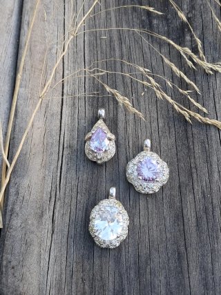 Lote de 3 Colgantes Vintage