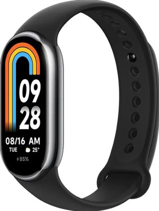 Xiaomi Smart Band 8 negra con caja y cable
