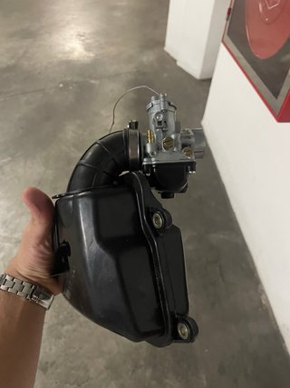Carburador 17,5 con caja de filtro