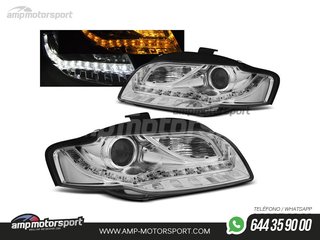 FAROS DELANTEROS LUZ DIURNA LED PARA AUDI A4 B7 2004-2008