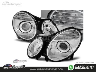 FAROS DELANTEROS LUPA PARA MERCEDES CLASE E W211