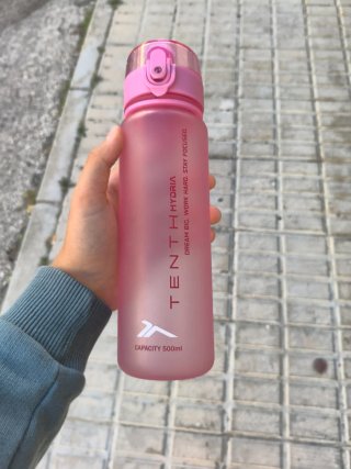 Botella de Agua Tenth 500ml Rosa