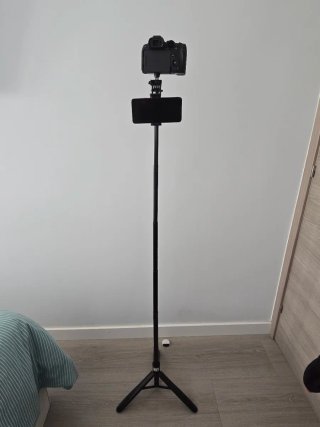 Trípode Extensible para Cámara y Móvil