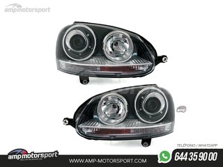 FAROS DELANTEROS XENON LOOK GTI PARA VOLKSWAGEN GOLF / VARIANT / JETTA MK5