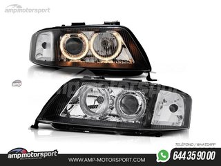 FAROS DELANTEROS OJOS DE ANGEL PARA AUDI A6 4B