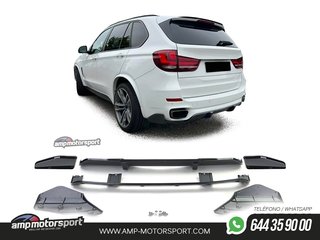 AÑADIDO DIFUSOR TRASERO BMW X5 F15 13-18 NEGRO BRILLO