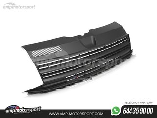 PARRILLA DELANTERA PARA VOLKSWAGEN T6 2015-2019 NEGRO MATE