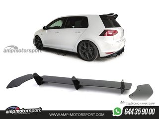 AÑADIDO DIFUSOR TRASERO VW GOLF 7 GTI 2012-2017 NEGRO BRILLO