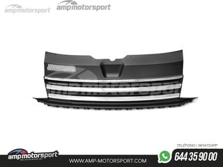 PARRILLA DELANTERA PARA VOLKSWAGEN T6 2015-2019 FILOS PLATA