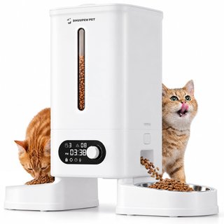Comedero Automático DMUUPEW 6L para Gatos