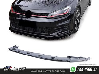 SPOILER DELANTERO PARA VW GOLF 7 2012- GTI NEGRO BRILLO