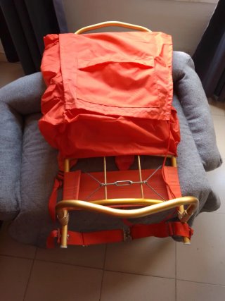 Mochila de Montaña Vintage Naranja