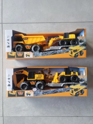 Set de 2 Camiones Excavadora de Juguete