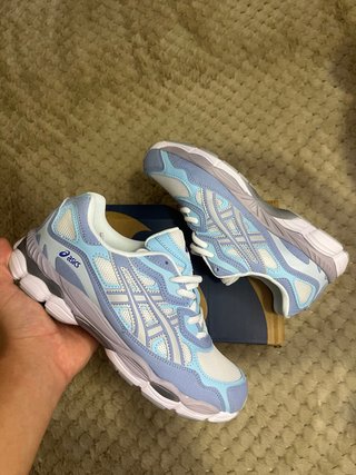 Asics GEL Scarpe Sportive Blu Celeste Y2K Streetwear