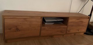 Mueble de TV de madera 160cm
