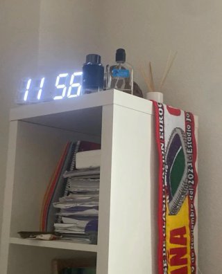 Reloj Despertador Digital LED 3D