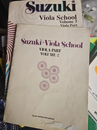 Libri Suzuki Viola School Volumi 2 e 3