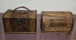 Set de 2 Cofres Joyeros de Madera