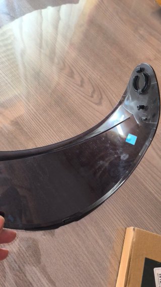 Pantalla para casco de moto
