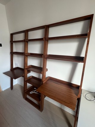 Estantería Modular con Escritorios Mid Century