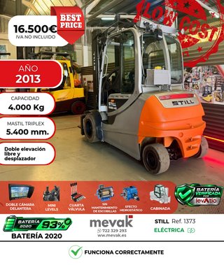 CARRETILLA ELEVADORA OCASION 4000 KG