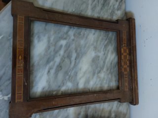 Marco de Madera con Marquetería