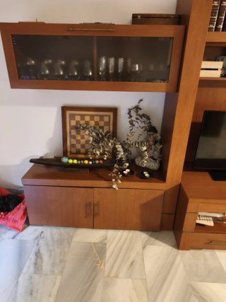 Mueble Mural de Salón Madera