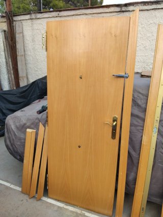 Puerta Blindada de Madera Mukali