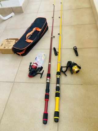 Set de 2 Cañas de Pescar de 1,80m