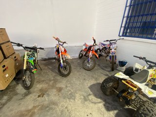 Lote de 5 Pit Bikes y Quad Rebel
