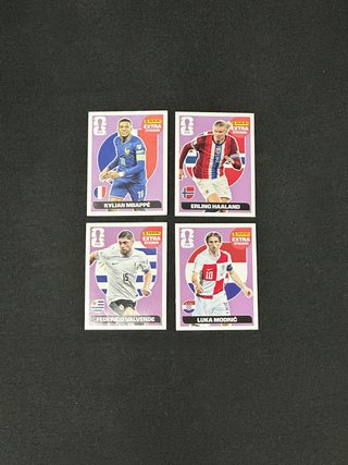 Lote 4 Extra Stickers Panini Mundial 2026