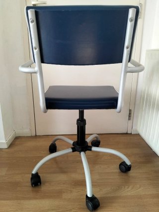 Silla de escritorio azul