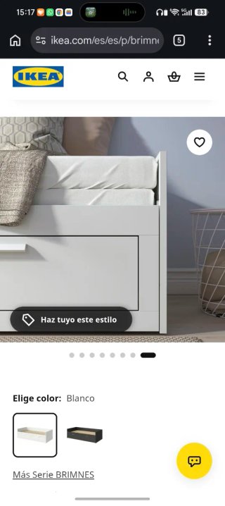 Cama Brimnes Ikea Blanca