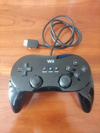 Controller Classic Pro Nintendo Wii Nero