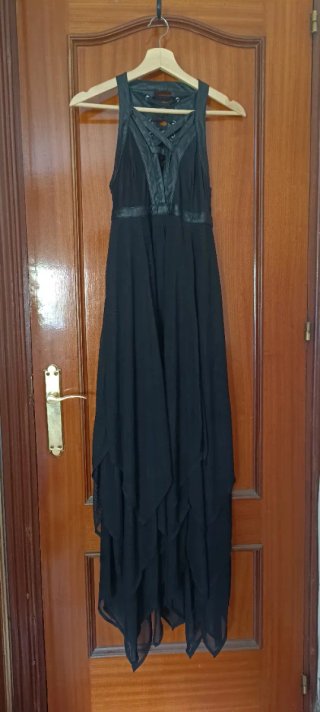Vestido largo negro Killstar