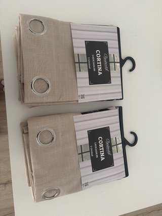 2 Tende Beige Bestextil 140x260cm